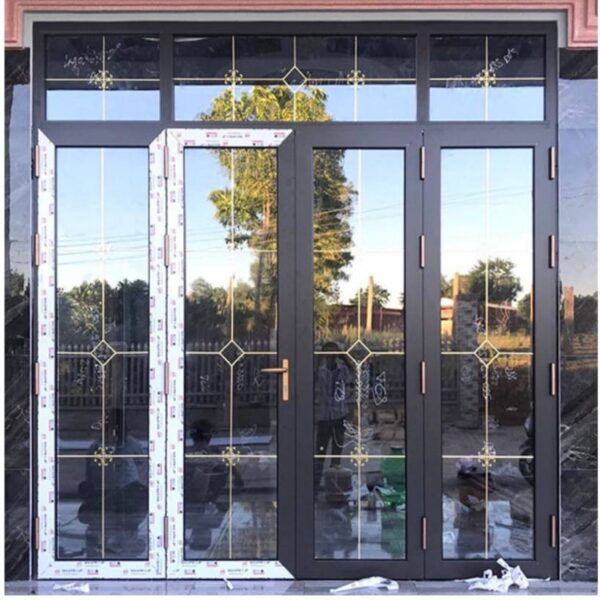 mẫu cửa nhôm kính phòng khách đẹp