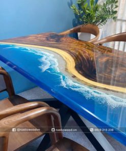Bàn hoa epoxy