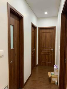 Cửa nhựa Composite kết hợp đèn LED