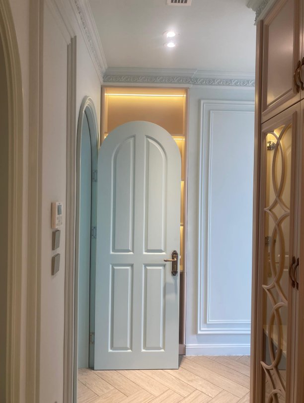 cửa nhựa Composite màu trắng