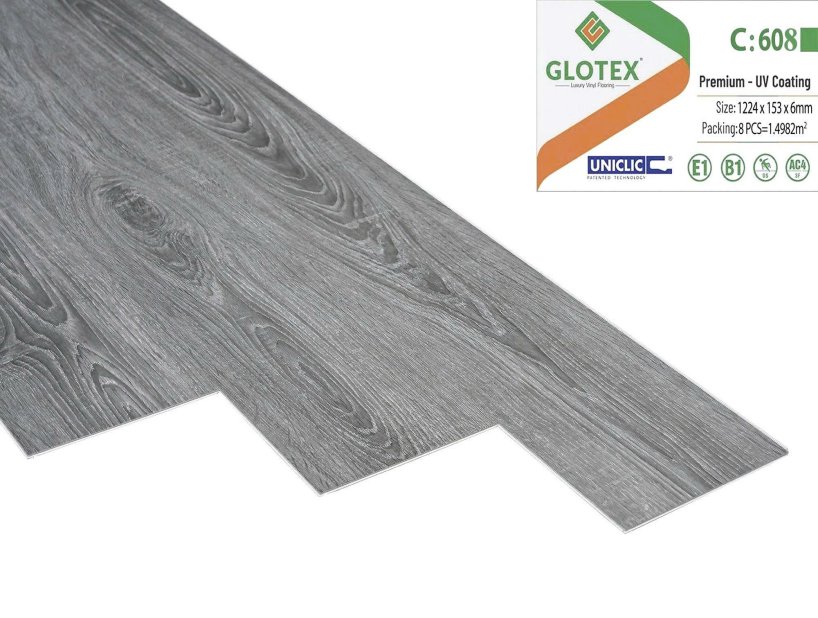 Sàn nhựa hèm khóa Glotex