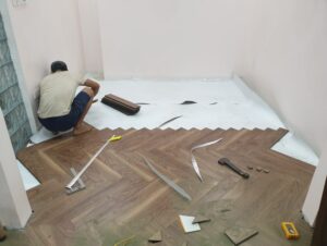 Sửa chữa sàn gỗ bị phồng