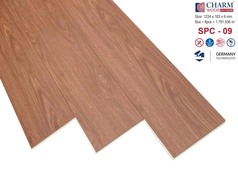 sử dụng sàn nhựa Charm wood